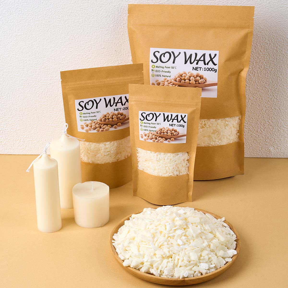 Candle Making Wax - 1 libbra di cera di soia