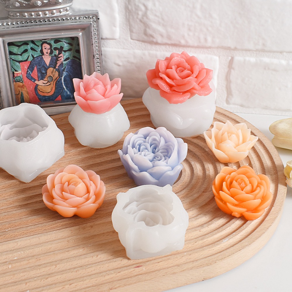 3D Rosa Candela Stampo In Sili - Candle Making Austin recensione e prezzo